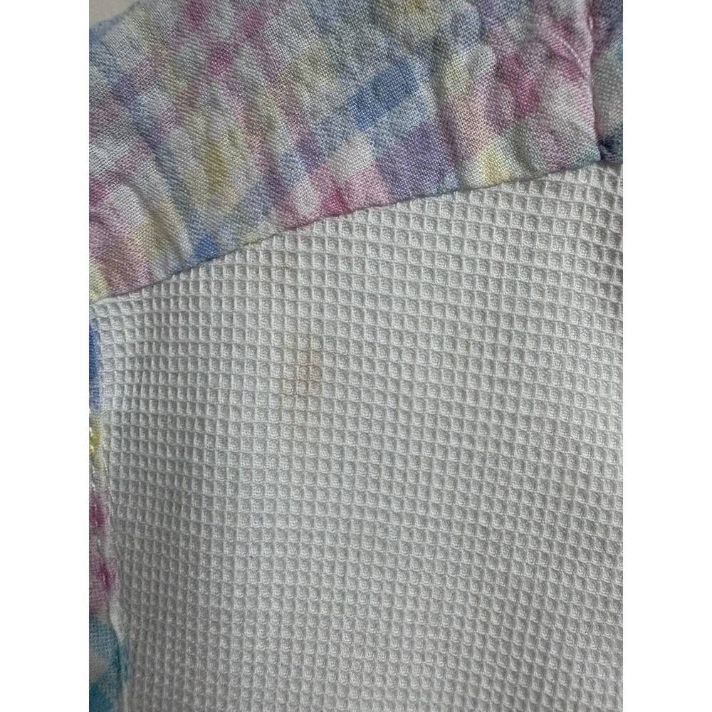 Vintage Secret Treasures Womens 2X Pastel Plaid Tucan Bird Embroidery Night Gown - Picture 4 of 6